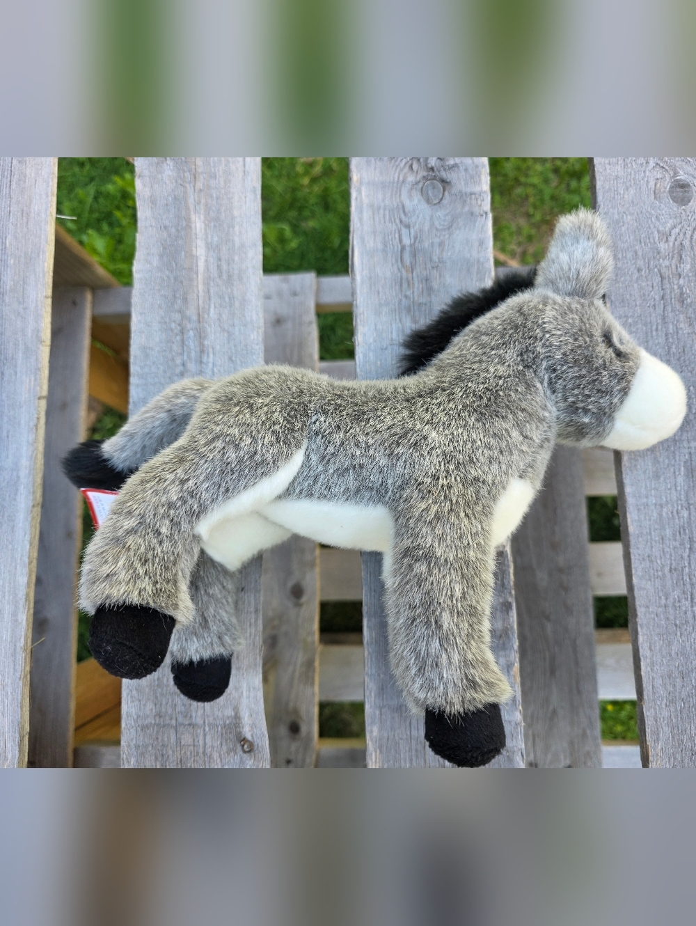 Douglas Cuddle Toys Bordon the Burro # 4059 Stuffed Animal Gray Toy Donkey 14"